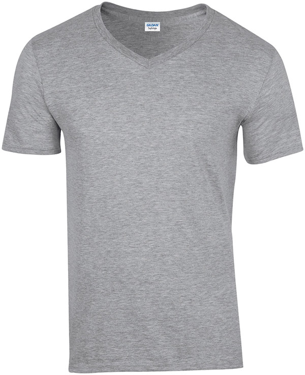 V-hals T-shirt Heren