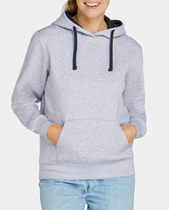 Contrast Hoodie Dames