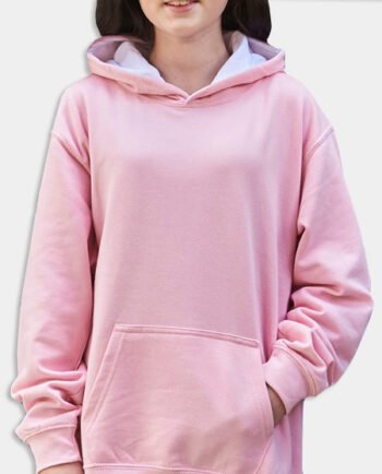 Contrast Hoodie kind bedrukken