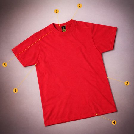 werk t-shirt specificaties