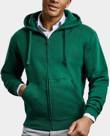 zipped hoodie