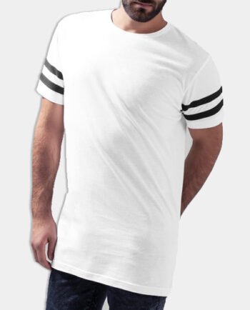 T-shirt met streep bedrukken