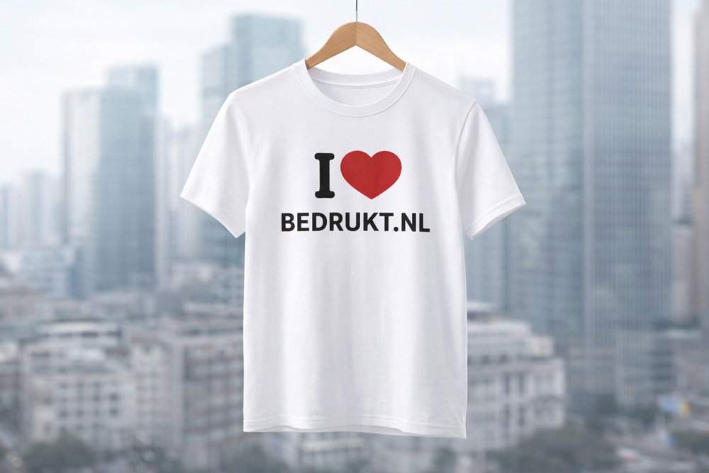 I LOVE T-shirt bedrukken